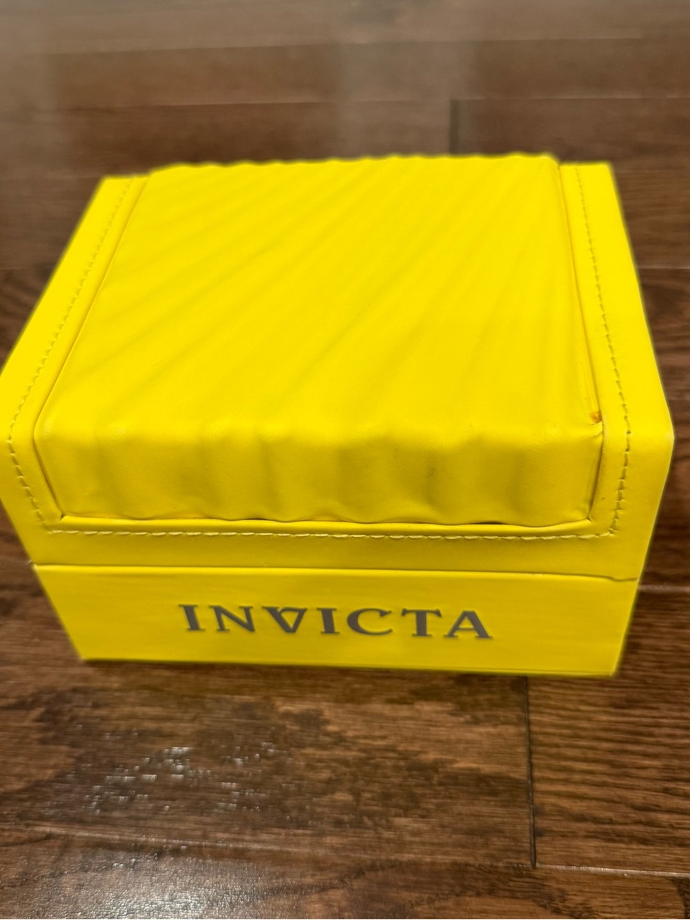 Invicta Bright Yellow Watch Box